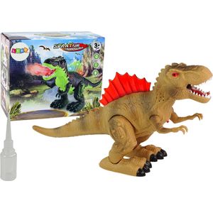 Dinosaurus speelgoed - 23x35 cm - bruin rood