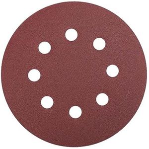 Ronde Schuurschijven 180mm met Klittenband - 240 Korrel - 8 Gaten