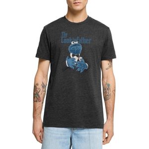 Sesamstraat De Cookiefather Premium T Shirt Heren