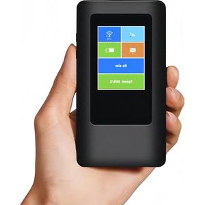 Mobiele Hotspot 5G Router - High Speed WiFi Extender - 24 Inch LCD-scherm - Draagbare WiFi voor Reizen - Dual Band 2.4G 5.8G - Ondersteuning 16 - Pocket WiFi-apparaat .