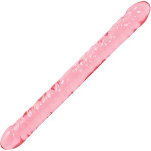 Crystal Jellies Double Dong Pink 18 inch