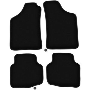 BASIC zwarte velours matten voor: Mitsubishi L200 Triton pick-up (2001-2006)