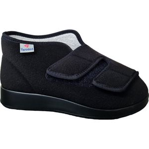 VAROMED Dames en Heren Verbandpantoffel Klittenbandsluitingen Zwart