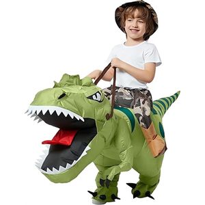 Inflatable Dinosaur Kostuum voor Volwassenen - Dinosaurus Pak Carnaval - Opblaasbaar Dion Kostuum - Feest Dino Kostuum voor Mannen en Vrouwen