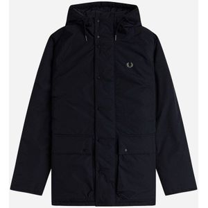 Fred Perry Padded zip through jacket - black