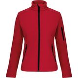 Jas Dames L Kariban Lange mouw Red 95% Polyester, 5% Elasthan