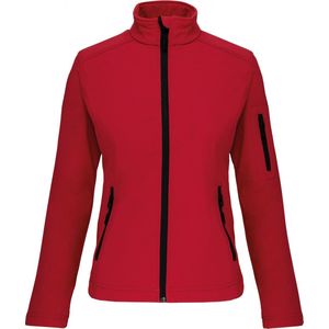 Jas Dames L Kariban Lange mouw Red 95% Polyester, 5% Elasthan