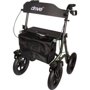 Drive Devilbiss Healthcare - Rollator Torro Outdoor - Groen - Grote Luchtbanden