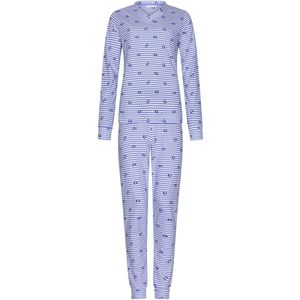 Rebelle - Leopard Lilac - Pyjama - Bio Katoen - Paars/Wit - Maat 38