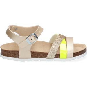 Braqeez Saar Spain Meisjes Sandalen - Goud/Geel - Imitatieleer - Gesp