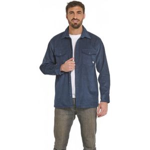 Warm, fijngeribd velours overhemd