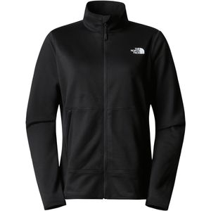 The North Face - Dames Fleecejas Canyonlands met ritssluiting - Teddyjas voor wandelen en buitenactiviteiten - Fleece in middelgewicht met zakken met veilige ritssluiting - TNF Black, L