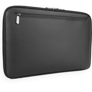 Accezz Universele Laptophoes - Geschikt voor Laptop tot 14,1 inch - Laptop hoes / Sleeve met ritssluiting en extra Accessoirevak - Zwart