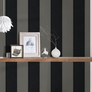 Architects Paper - Castello - Vliesbehang - Zwart-Goud-Bronzen-Taupe