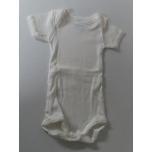 Petit Bateau - rompertje - Korte mouw - Wit - 3 Maand 60