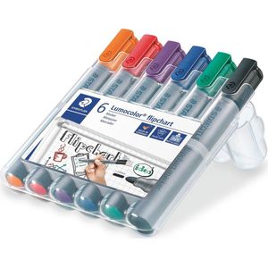 STAEDTLER Lumocolor flipchart marker - Box 6 st