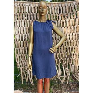 Halterjurkje - Janice - Blauw - One Size (Maat 36 t/m 38)