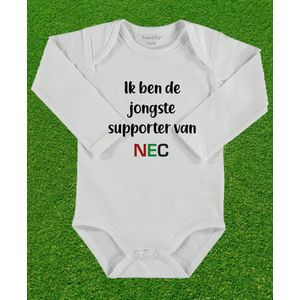 Rompertje jongste supporter van NEC