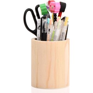 Houten Pennenhouder voor Creatieve DIY Projecten met Verschillende Vormen