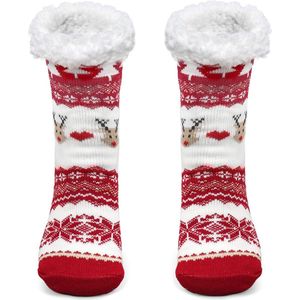 Unyqoos® Warme en knusse kerstsokken met antislip voor een veilige winter