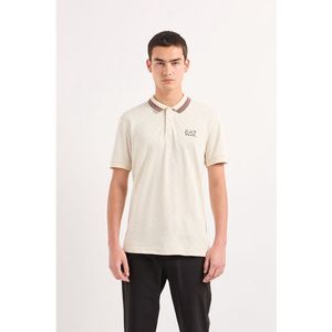 EA7 Emporio Armani - 6DPF14-PJZSZ - Korte Mouw Poloshirt - Beige