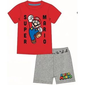 Super Mario pyjama - Rood - Maat 116 / 6 jaar