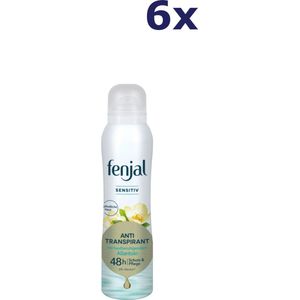 6x Fenjal Deospray 150ml Sensitive