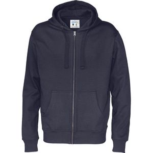 Cottover HOODIE FULL ZIP MAN - GOTS GECERTIFICEERD 141010 - Marine - L