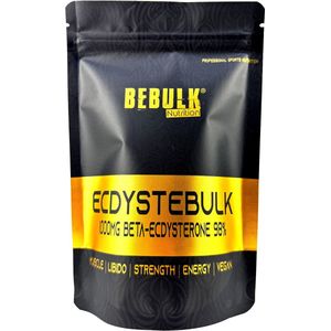 BeBulk Nutrition - Ecdystebulk - Beta-Ecdysterone 1000mg 98% - 120 Capsules voor 4 maanden - Vegan - Kracht- Spiermassa - Herstel - Testosterone - Zonder onnodige toevoegingen - Past Door Brievenbus - Hoge Kwaliteit - Geproduceerd in Nederland