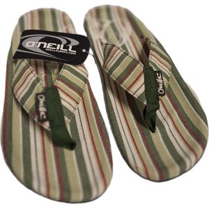 O'NEILL-ZEN-STRIPED GREEN-SLIPPER-SIZE 42