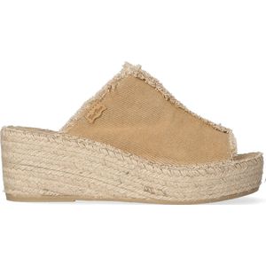 Toni Pons Itaca Dames Espadrilles Torrat | Taupe | Textiel | Maat 38 | ITACAtorrat