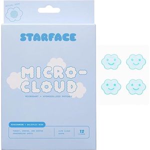 Starface Micro-Cloud - Hydrocolloid Microdart Patches - Pimple Patches with Salicylic Acid and Niacinamide - 12 count