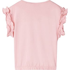 Kindershirt 128 - Lichtroze - Katoen - Kersprint