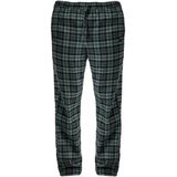 Björn Borg heren core flannel pyjamabroek lumber check groen III