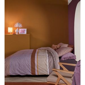 Beddinghouse Birger dekbedovertrek - Eenpersoons - 140x200/220 - Lichtpaars