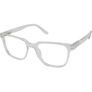 Vertebril / Vista Bonita CUBO / Sterkte -5.00 / Kleur transparant / GEEN LEESBRIL / Bril op afstand voor DAMES en HEREN / Unisex & lichtgewicht / Hoogwaardig MIN glas voor bijziendheid / Bril voor veraf – myopie / Incl. etui en doekje