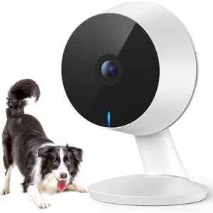 ApexArte® Hondencamera - Huisdiercamera - Babyfoon met Camera en App - Baby Monitor - Full HD - Wit