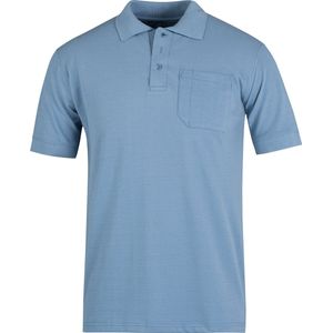 STØRVIK Hastings Polo Shirt Heren - Katoen - Maat M - Denim Blauw