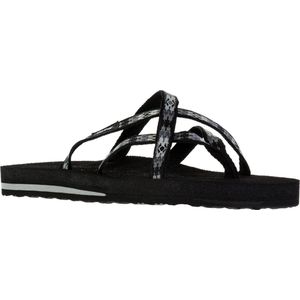 Teva Olowahu Slippers dames Slippers - Maat 41 - Vrouwen - zwart/grijs