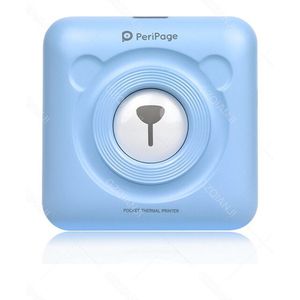 Bolture Fotoprinter Voor Smartphone - Mini Printer - Pocket Printer - Mobiele Foto Printer - Voor Mobiel Met Papier - Draadloos