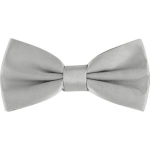 Ladeheid Smal Vlinderdas - Strikjes voor Kinderen - Lengte: 10 cm, Breedte: 5 cm - Zilver - LA-SR-MJ