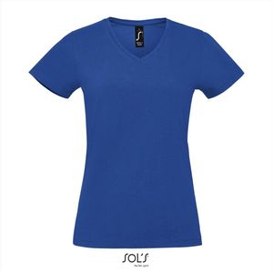 SOL'S - Women´s Imperial V-Neck T-Shirt - Royal Blue 241 - Katoen