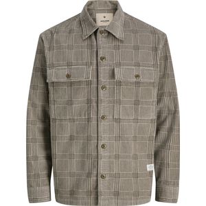 Jack & Jones - Jprbluwill Corduroy Overshirt - Geruit Overhemd - Aardetinten