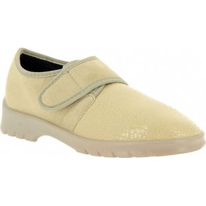 Varomed - Strasbourg - Luxe therapieschoenen - Stretch - maat 41 - wijdte H - Beige - met CE keurmerk voor medisch schoeisel - verbandschoenen -