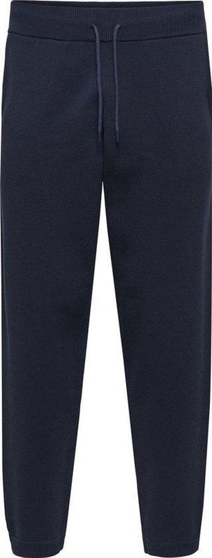 SELECTED HOMME - SLHNIO KNIT SWEAT PANT - Heren Broek - Grijs