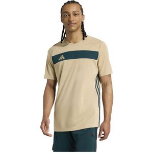 adidas - Tiro 25 Essentials - T-shirt - Beige - Korte Mouwen