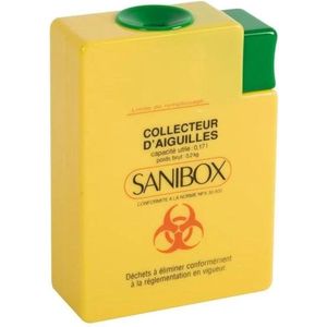 Naaldcontainer klein - 170ml - Mini SaniBox - Naaldendispenser