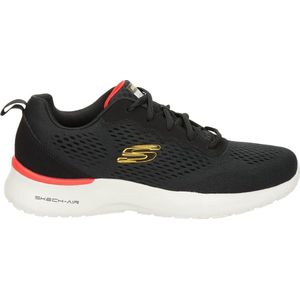 Skechers Air Dynamight heren sneaker - Zwart rood - Maat 43