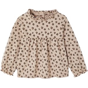 T-shirt - IJsblauw - Baby - Lange Mouwen - Bedrukt