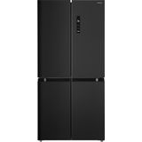 Inventum SKV4178B No Frost energiezuinige Amerikaanse koelkast - 474 liter - Digitaal display - Supervriezen - Superkoelen - Vershoudlade - 4 deuren - Zwart